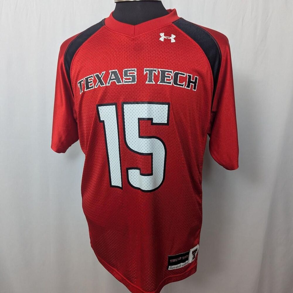 Under Armour Texas Tech Red Raiders #15 Football Jersey Red Men’s XL NCAA